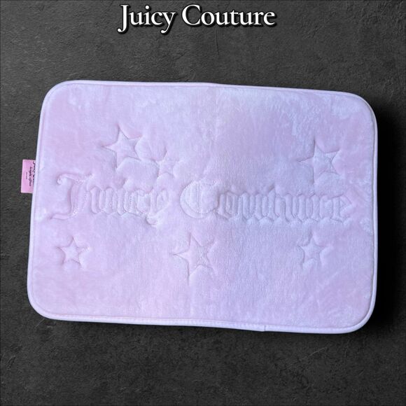 Juicy Couture Pink Plush Bath Mat – Like New (No Tags) - Picture 1 of 5